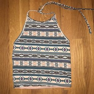 Aztec crop top